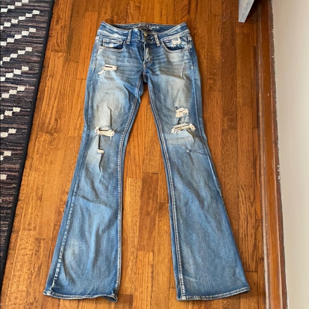 American Eagle Artist Flare Jean size 8L
